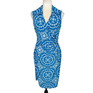 Jones New York blue bodycon dress